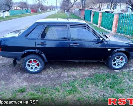 Черный ВАЗ 21099, объемом двигателя 1.5 л и пробегом 190 тыс. км за 1000 $, фото 5 на Automoto.ua