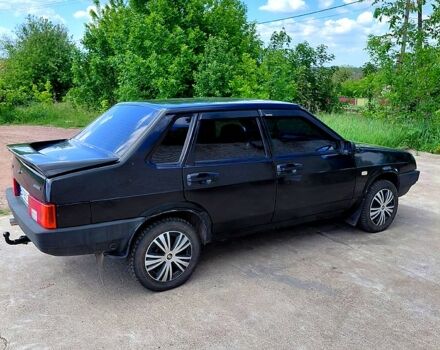Черный ВАЗ 21099, объемом двигателя 1.5 л и пробегом 160 тыс. км за 1300 $, фото 3 на Automoto.ua