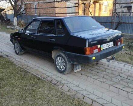 Черный ВАЗ 21099, объемом двигателя 1.5 л и пробегом 323 тыс. км за 1700 $, фото 3 на Automoto.ua