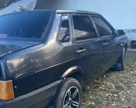 Черный ВАЗ 21099, объемом двигателя 1.5 л и пробегом 150 тыс. км за 599 $, фото 1 на Automoto.ua