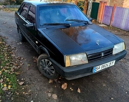 Черный ВАЗ 21099, объемом двигателя 1.5 л и пробегом 250 тыс. км за 1250 $, фото 2 на Automoto.ua