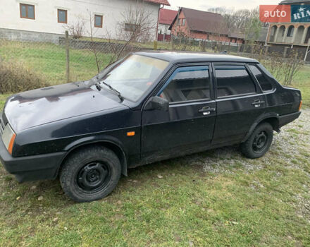Черный ВАЗ 21099, объемом двигателя 1.6 л и пробегом 138 тыс. км за 1000 $, фото 1 на Automoto.ua