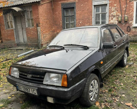 Черный ВАЗ 21099, объемом двигателя 1.5 л и пробегом 207 тыс. км за 2000 $, фото 1 на Automoto.ua