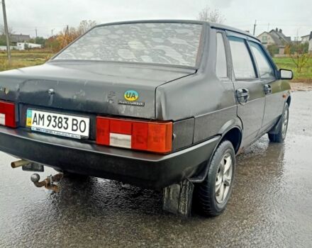 Черный ВАЗ 21099, объемом двигателя 1.5 л и пробегом 170 тыс. км за 1200 $, фото 5 на Automoto.ua