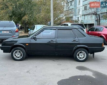 Черный ВАЗ 21099, объемом двигателя 1.5 л и пробегом 160 тыс. км за 2000 $, фото 7 на Automoto.ua
