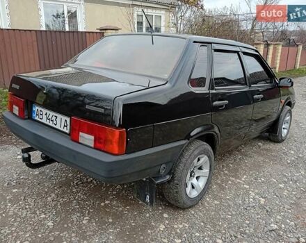 Черный ВАЗ 21099, объемом двигателя 1.5 л и пробегом 156 тыс. км за 1700 $, фото 4 на Automoto.ua
