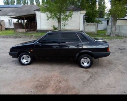 Черный ВАЗ 21099, объемом двигателя 1.5 л и пробегом 99 тыс. км за 1400 $, фото 1 на Automoto.ua