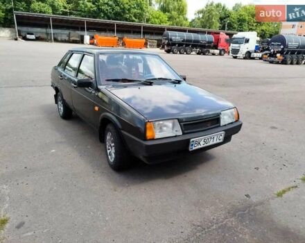 Черный ВАЗ 21099, объемом двигателя 1.5 л и пробегом 142 тыс. км за 1300 $, фото 1 на Automoto.ua