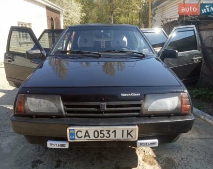 Черный ВАЗ 21099, объемом двигателя 1.5 л и пробегом 102 тыс. км за 3200 $, фото 1 на Automoto.ua