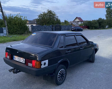 Черный ВАЗ 21099, объемом двигателя 1.5 л и пробегом 126 тыс. км за 1350 $, фото 4 на Automoto.ua