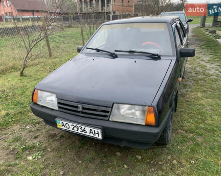Черный ВАЗ 21099, объемом двигателя 1.6 л и пробегом 138 тыс. км за 1000 $, фото 2 на Automoto.ua