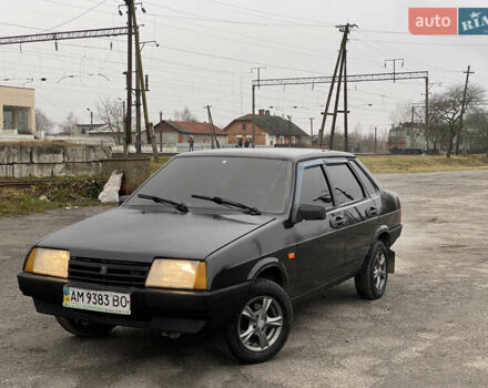 Чорний ВАЗ 21099, об'ємом двигуна 1.5 л та пробігом 124 тис. км за 1750 $, фото 1 на Automoto.ua