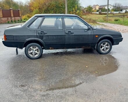 Черный ВАЗ 21099, объемом двигателя 1.5 л и пробегом 170 тыс. км за 1200 $, фото 2 на Automoto.ua