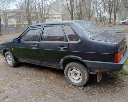 Черный ВАЗ 21099, объемом двигателя 1.5 л и пробегом 245 тыс. км за 946 $, фото 1 на Automoto.ua