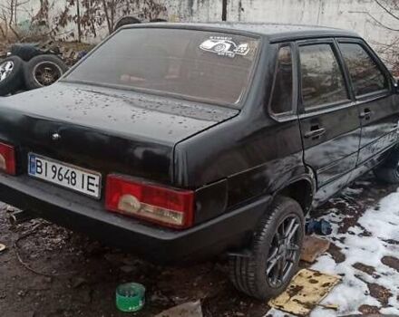 Черный ВАЗ 21099, объемом двигателя 1.5 л и пробегом 1000 тыс. км за 1801 $, фото 3 на Automoto.ua