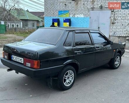 Черный ВАЗ 21099, объемом двигателя 1.5 л и пробегом 160 тыс. км за 2000 $, фото 3 на Automoto.ua