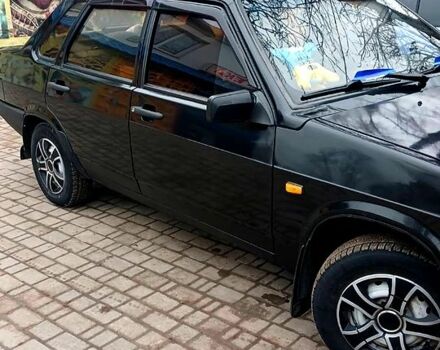 Черный ВАЗ 21099, объемом двигателя 1.5 л и пробегом 350 тыс. км за 2500 $, фото 2 на Automoto.ua