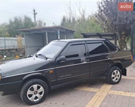 Черный ВАЗ 21099, объемом двигателя 1.6 л и пробегом 163 тыс. км за 2450 $, фото 4 на Automoto.ua