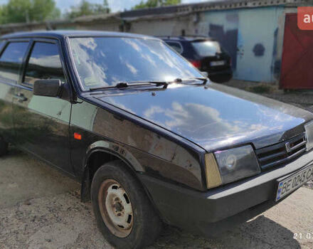 Черный ВАЗ 21099, объемом двигателя 1.5 л и пробегом 193 тыс. км за 2500 $, фото 1 на Automoto.ua