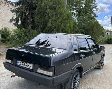 Черный ВАЗ 21099, объемом двигателя 1.6 л и пробегом 135 тыс. км за 1100 $, фото 4 на Automoto.ua