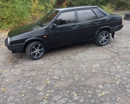Черный ВАЗ 21099, объемом двигателя 1.6 л и пробегом 160 тыс. км за 1100 $, фото 1 на Automoto.ua