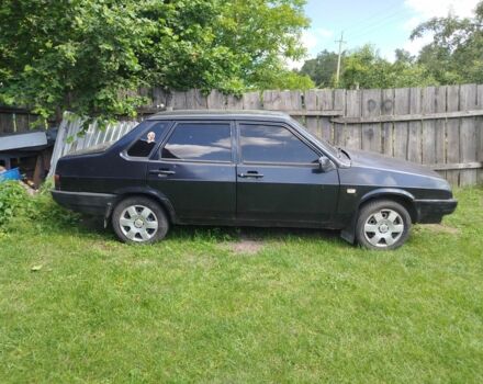 Черный ВАЗ 21099, объемом двигателя 1.5 л и пробегом 150 тыс. км за 750 $, фото 2 на Automoto.ua