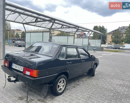 Черный ВАЗ 21099, объемом двигателя 1.6 л и пробегом 400 тыс. км за 1250 $, фото 3 на Automoto.ua