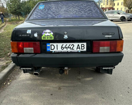 Черный ВАЗ 21099, объемом двигателя 1.6 л и пробегом 240 тыс. км за 1500 $, фото 4 на Automoto.ua