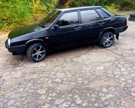 Черный ВАЗ 21099, объемом двигателя 1.6 л и пробегом 160 тыс. км за 1150 $, фото 1 на Automoto.ua