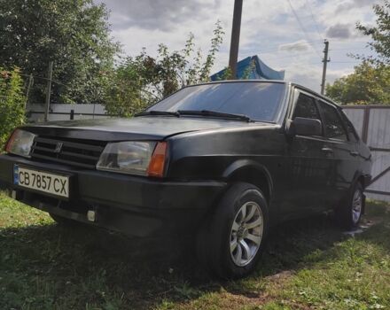 Черный ВАЗ 21099, объемом двигателя 1.6 л и пробегом 280 тыс. км за 1350 $, фото 1 на Automoto.ua