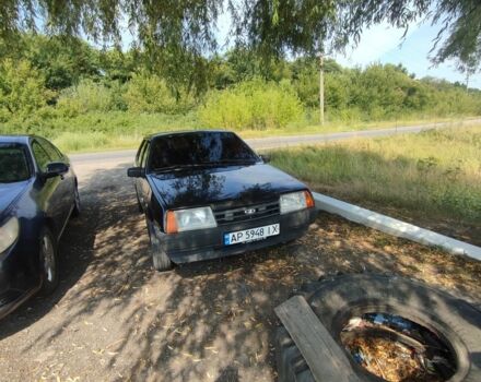 Черный ВАЗ 21099, объемом двигателя 1.6 л и пробегом 200 тыс. км за 1400 $, фото 2 на Automoto.ua