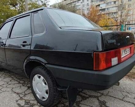 Черный ВАЗ 21099, объемом двигателя 1.6 л и пробегом 200 тыс. км за 2000 $, фото 2 на Automoto.ua
