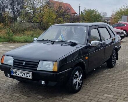 Черный ВАЗ 21099, объемом двигателя 1.6 л и пробегом 125 тыс. км за 1650 $, фото 1 на Automoto.ua