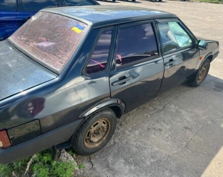 Черный ВАЗ 21099, объемом двигателя 1.6 л и пробегом 200 тыс. км за 1400 $, фото 2 на Automoto.ua