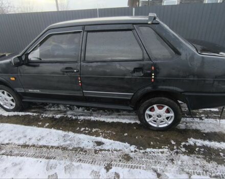 Черный ВАЗ 21099, объемом двигателя 1.6 л и пробегом 349 тыс. км за 1700 $, фото 9 на Automoto.ua