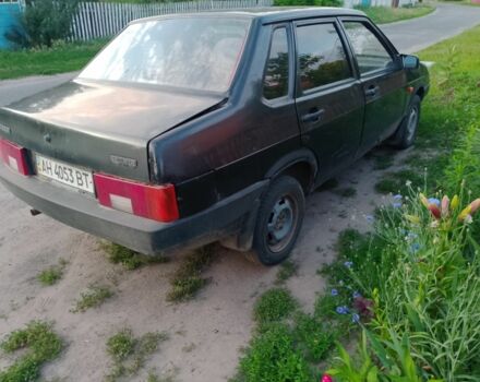 Черный ВАЗ 21099, объемом двигателя 1.5 л и пробегом 200 тыс. км за 650 $, фото 3 на Automoto.ua