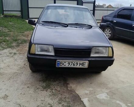 Черный ВАЗ 21099, объемом двигателя 1.6 л и пробегом 220 тыс. км за 1600 $, фото 4 на Automoto.ua