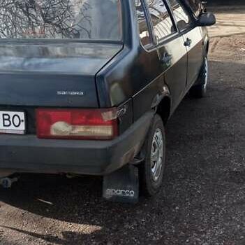 Черный ВАЗ 21099, объемом двигателя 1.6 л и пробегом 358 тыс. км за 1800 $, фото 4 на Automoto.ua
