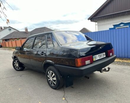 Черный ВАЗ 21099, объемом двигателя 1.6 л и пробегом 156 тыс. км за 1350 $, фото 19 на Automoto.ua