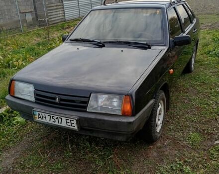 Черный ВАЗ 21099, объемом двигателя 1.6 л и пробегом 81 тыс. км за 1330 $, фото 2 на Automoto.ua