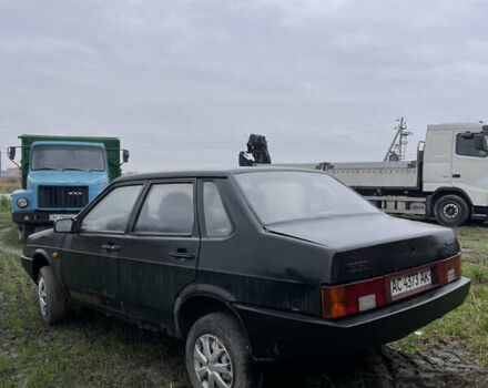 Черный ВАЗ 21099, объемом двигателя 1.6 л и пробегом 70 тыс. км за 950 $, фото 4 на Automoto.ua