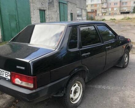 Чорний ВАЗ 21099, об'ємом двигуна 1.6 л та пробігом 200 тис. км за 1200 $, фото 4 на Automoto.ua