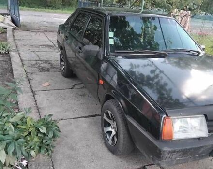 Черный ВАЗ 21099, объемом двигателя 1.6 л и пробегом 200 тыс. км за 1200 $, фото 4 на Automoto.ua