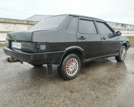 Черный ВАЗ 21099, объемом двигателя 1.6 л и пробегом 154 тыс. км за 2000 $, фото 4 на Automoto.ua