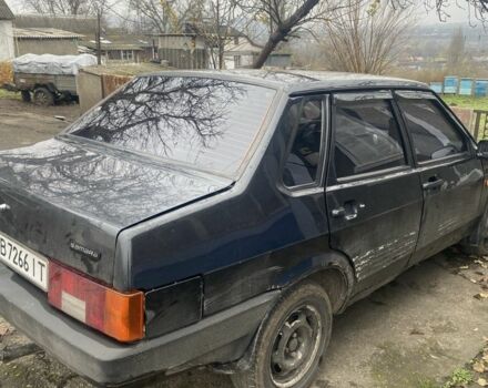 Черный ВАЗ 21099, объемом двигателя 1.6 л и пробегом 155 тыс. км за 955 $, фото 6 на Automoto.ua
