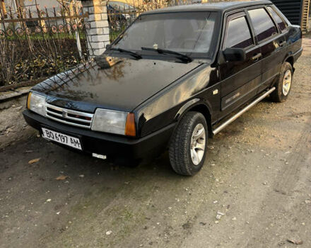 Черный ВАЗ 21099, объемом двигателя 1.6 л и пробегом 231 тыс. км за 2000 $, фото 1 на Automoto.ua