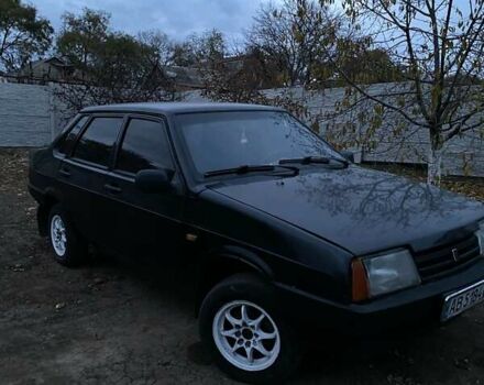 Черный ВАЗ 21099, объемом двигателя 1.6 л и пробегом 110 тыс. км за 1308 $, фото 4 на Automoto.ua