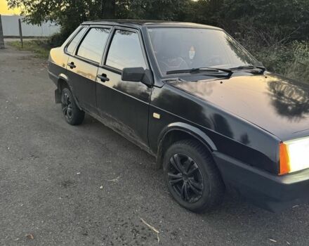 Черный ВАЗ 21099, объемом двигателя 1.6 л и пробегом 124 тыс. км за 1500 $, фото 2 на Automoto.ua