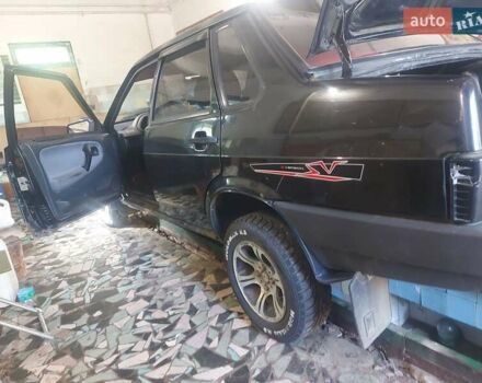 Черный ВАЗ 21099, объемом двигателя 1.6 л и пробегом 135 тыс. км за 2000 $, фото 1 на Automoto.ua