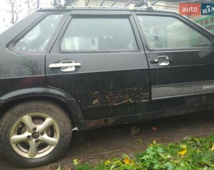 Черный ВАЗ 21099, объемом двигателя 1.6 л и пробегом 217 тыс. км за 2000 $, фото 3 на Automoto.ua